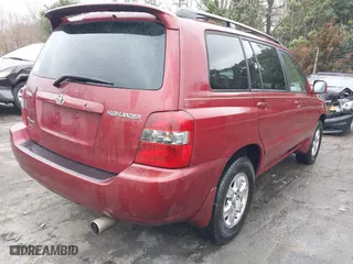 2007 Toyota Highlander w/3rd Row with VIN JTEEP21A870209402, listed as a IAAI auction lot 41541621 with 227,697 mi miles. Bid and sale history available at carsss.com. Image 4.