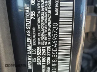 2013 Mercedes-Benz E-Class E 350 Luxury with VIN WDDHF8JB5DA695730, listed as a Copart auction lot 53977475 with 85,616 mi miles and Salvage Title. Bid and sale history available at carsss.com. Image 14.