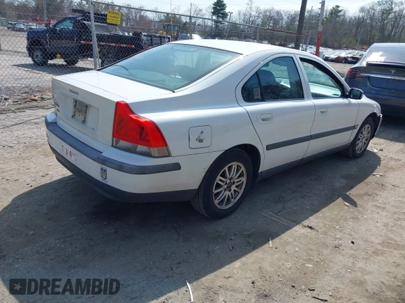 2004 Volvo S60 with VIN YV1RS61T642380706, listed as a IAAI auction lot 41945632 with Not provided miles and . Bid and sale history available at DreamBid. Image 4.