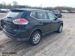 2016 Nissan Rogue S with VIN KNMAT2MV1GP633816, listed as a IAAI auction lot 42027961 with 165,430 mi miles. Bid and sale history available at carsss.com. Image 4.