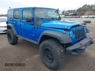 2016 Jeep Wrangler Unlimited Rubicon with VIN 1C4BJWFG2GL192074, listed as a IAAI auction lot 41598861 with 70,000 mi miles. Bid and sale history available at carsss.com. Image 1.