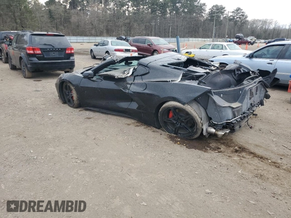 2020 Chevrolet Corvette 2LT with VIN 1G1Y72D47L5117971, listed as a Copart auction lot 44505725 with 0 mi miles and Salvage Title. Bid and sale history available at carsss.com. Image 2.