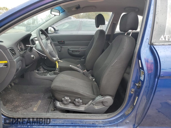 2007 Hyundai Accent GS with VIN KMHCM36C37U003798, listed as a Copart auction lot 50176595 with 122,342 mi miles and Salvage Title. Bid and sale history available at carsss.com. Image 7.