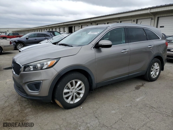 2017 Kia Sorento L with VIN 5XYPG4A32HG263302, listed as a Copart auction lot 49800575 with 91,670 mi miles and Clean Title. Bid and sale history available at carsss.com. Image 1.
