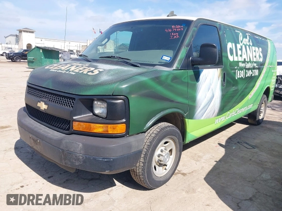 2016 Chevrolet Express Cargo Van with VIN 1GCWGBFF8G1129945, listed as a IAAI auction lot 41679828 with 270,498 mi miles. Bid and sale history available at carsss.com. Image 17.