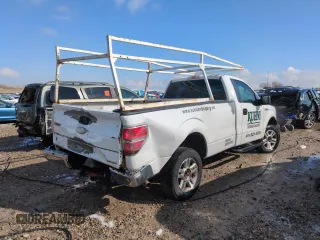 2012 Ford F-150 XL with VIN 1FTNF1EF2CKD44980, listed as a Copart auction lot 45500845 with 252,474 mi miles and Salvage title. Bid and sale history available at DreamBid. Image 3.
