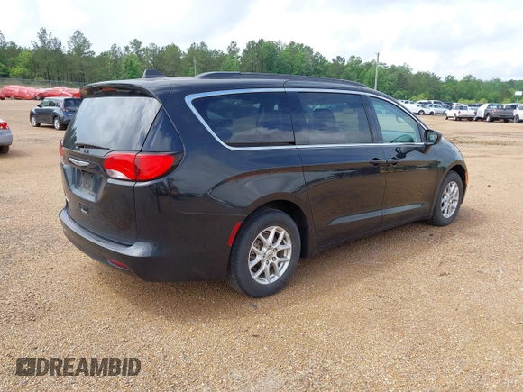 2021 Chrysler Voyager LXI with VIN 2C4RC1DG3MR516831, listed as a IAAI auction lot 42087843 with 78,119 mi miles. Bid and sale history available at carsss.com. Image 4.