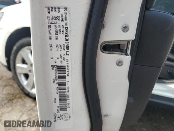 2014 Dodge Journey R/T with VIN 3C4PDDFG5ET246650, listed as a Copart auction lot 60639685 with 136,958 mi miles and Clean title. Bid and sale history available at DreamBid. Image 13.