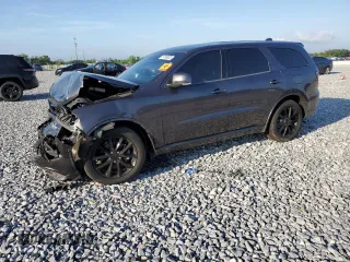 2017 Dodge Durango R/T with VIN 1C4SDHCT8HC906361, listed as a Copart auction lot 57698835 with 119,402 mi miles and Salvage title. Bid and sale history available at DreamBid. Image 1.