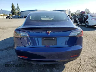2023 Tesla Model 3 with VIN 5YJ3E1EA5PF457937, listed as a Copart auction lot 48209115 with 41,193 mi miles and Salvage Title. Bid and sale history available at carsss.com. Image 6.