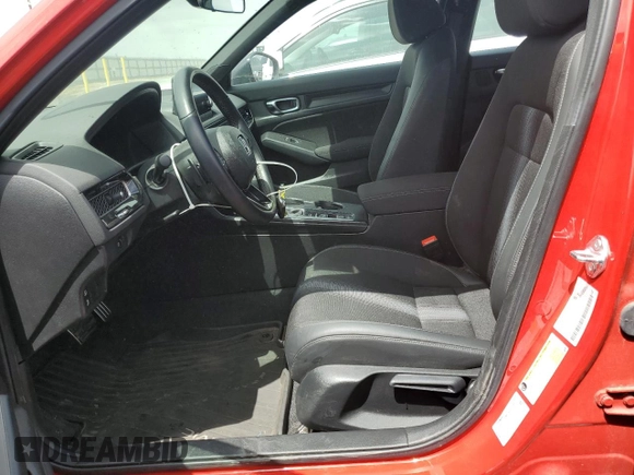 2024 Honda Civic Sport with VIN 2HGFE2F50RH550853, listed as a Copart auction lot 51350195 with 8,851 mi miles and Salvage title. Bid and sale history available at DreamBid. Image 7.