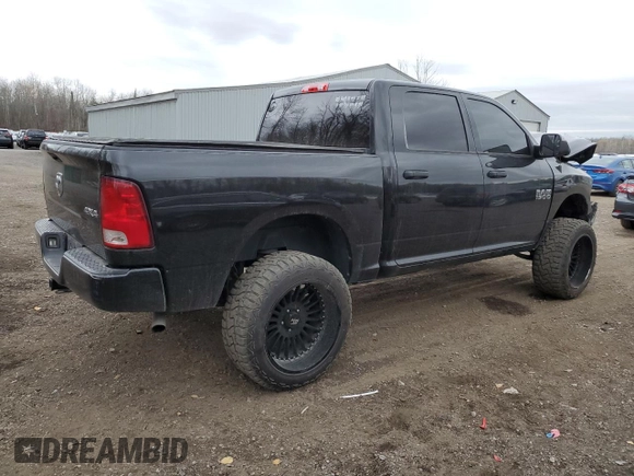 2017 Ram 1500 Tradesman with VIN 1C6RR7KG9HS673490, listed as a Copart auction lot 77996694 with 145,746 mi miles and Salvage title. Bid and sale history available at DreamBid. Image 3.