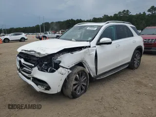 2020 Mercedes-Benz GLE 350 with VIN 4JGFB4JB0LA129264, listed as a Copart auction lot 60202065 with 38,407 mi miles and Salvage title. Bid and sale history available at DreamBid. Image 1.