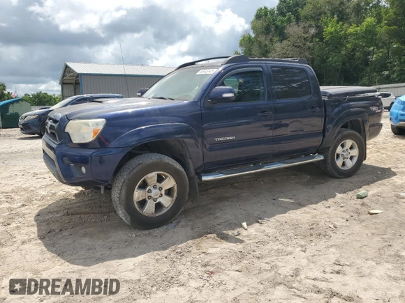2013 Toyota Tacoma with VIN 3TMLU4EN4DM130721, listed as a Copart auction lot 55943445 with 126,566 mi miles and Salvage title. Bid and sale history available at DreamBid. Image 1.