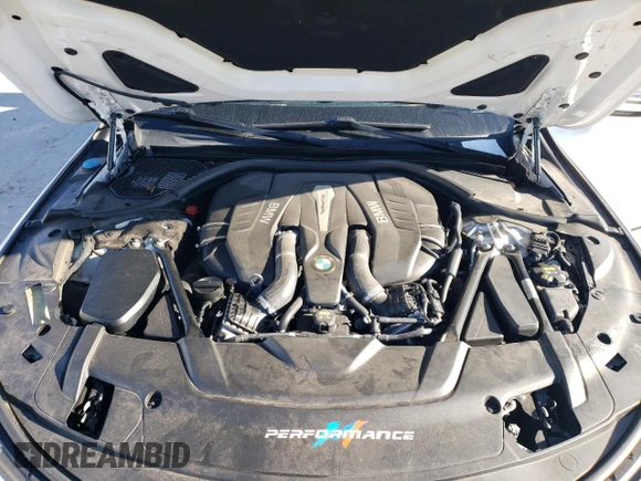 2017 BMW 7 Series 750i with VIN WBA7F0C52HGM21383, listed as a Copart auction lot 85540974 with 151,708 mi miles and Salvage title. Bid and sale history available at DreamBid. Image 12.