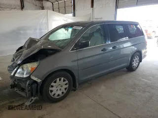 2007 Honda Odyssey LX with VIN 5FNRL38247B021578, listed as a Copart auction lot 60600635 with 198,535 mi miles and Salvage title. Bid and sale history available at DreamBid. Image 1.