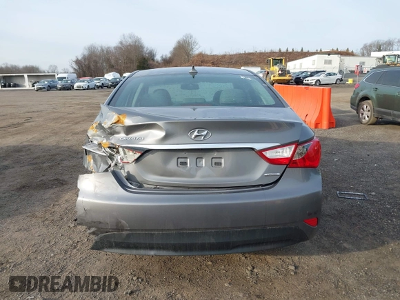 2014 Hyundai Sonata SE with VIN 5NPEC4AC6EH823796, listed as a IAAI auction lot 41783754 with 165,841 mi miles and . Bid and sale history available at DreamBid. Image 16.