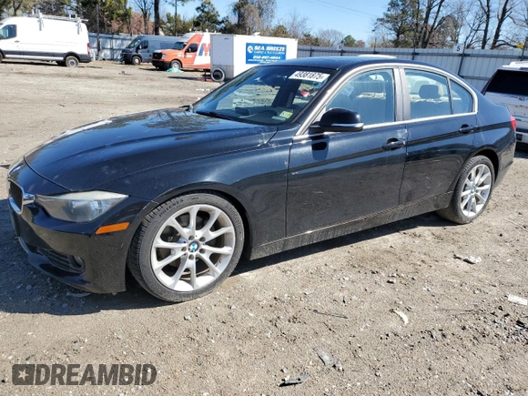 2015 BMW 3 Series 320i with VIN WBA3B1C50FK137793, listed as a Copart auction lot 49381875 with 57,874 mi miles and Salvage Title. Bid and sale history available at carsss.com. Image 1.