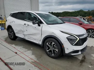 2024 Kia Sportage EX with VIN 5XYK33DF9RG148350, listed as a Copart auction lot 58558435 with 26,761 mi miles and Salvage title. Bid and sale history available at DreamBid. Image 4.