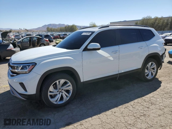 2021 Volkswagen Atlas SE with VIN 1V2JR2CA6MC542510, listed as a Copart auction lot 47224395 with 72,440 mi miles and Salvage title. Bid and sale history available at DreamBid. Image 1.