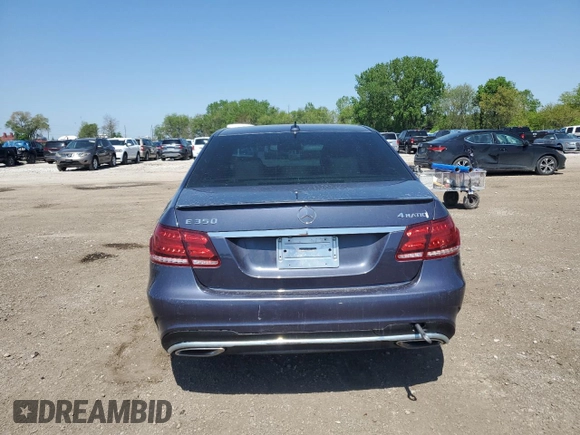 2014 Mercedes-Benz E 350 Luxury with VIN WDDHF8JB3EA924262, listed as a Copart auction lot 56058215 with 156,188 mi miles and Clean Title. Bid and sale history available at DreamBid. Image 6.