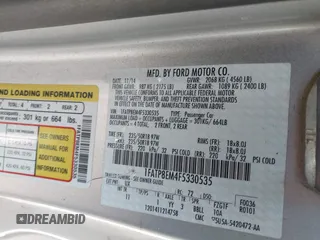 2015 Ford Mustang V6 с VIN 1FATP8EM4F5330535, выставлен на аукционе IAAI как лот 42040680 с пробегом 115 280 миль миль и . История ставок и продаж доступна на DreamBid. Изображение 9.