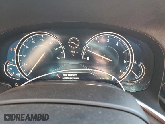 2018 BMW 7 Series ALPINA B7 xDrive with VIN WBA7F2C58JG424788, listed as a Copart auction lot 46751243 with 416 mi miles. Bid and sale history available at carsss.com. Image 9.