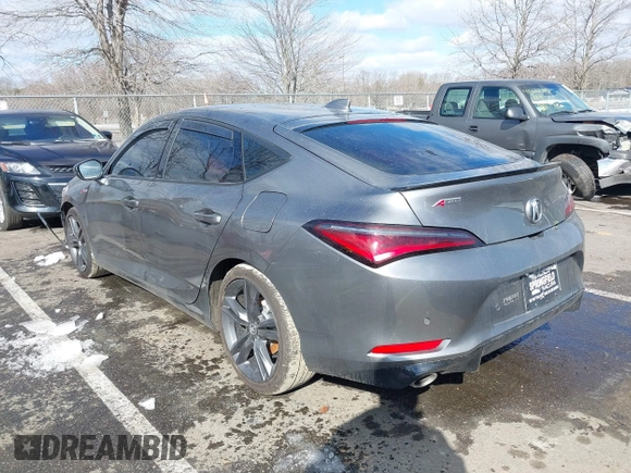 2025 Acura Integra Technology z VIN 19UDE4H6XSA010648, wystawiony jako IAAI lot #41522950 z przebiegiem 1 817 mil mil oraz . Historia ofert i sprzedaży dostępna na DreamBid. Obrazek 3.
