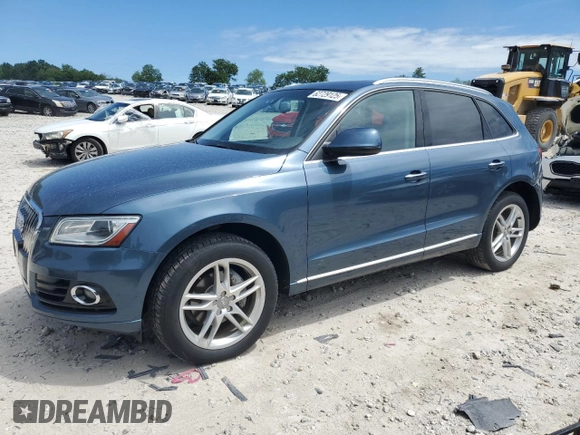 2015 Audi Q5 Premium Plus with VIN WA1LFAFP9FA014627, listed as a Copart auction lot 62729125 with 115,606 mi miles and Clean title. Bid and sale history available at DreamBid. Image 1.