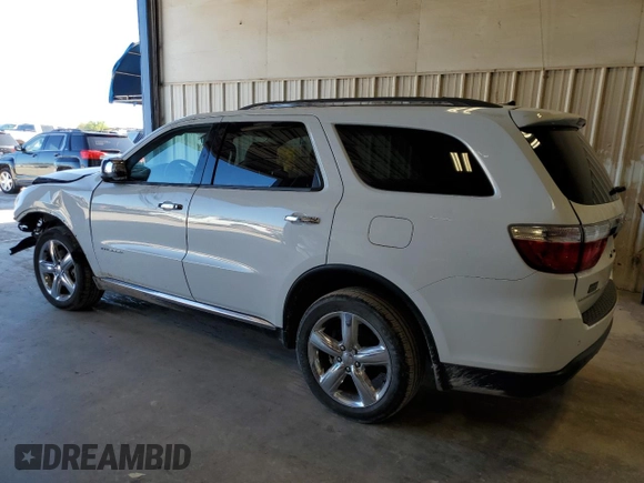 2013 Dodge Durango Citadel with VIN 1C4RDHEG3DC690783, listed as a Copart auction lot 69484024 with 158,283 mi miles and Salvage title. Bid and sale history available at DreamBid. Image 2.