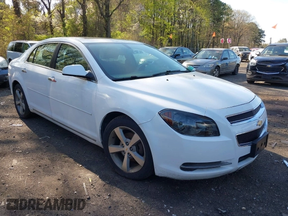 2012 Chevrolet Malibu 1LT with VIN 1G1ZC5EUXCF104643, listed as a IAAI auction lot 42139513 with 132,861 mi miles and . Bid and sale history available at DreamBid. Image 1.