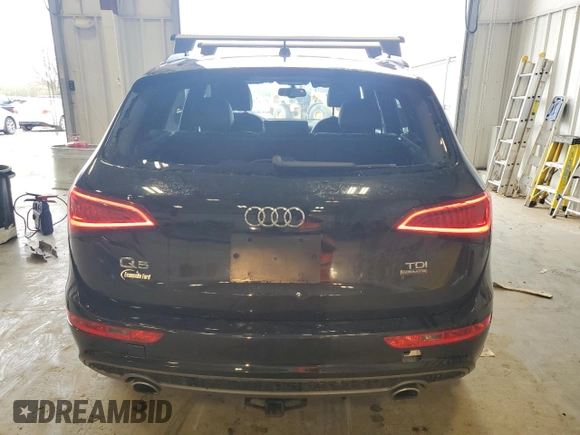 2016 Audi Q5 with VIN WA1DVAFP1GA048179, listed as a Copart auction lot 54970995 with 57,118 mi miles and Non repairable. Bid and sale history available at DreamBid. Image 6.