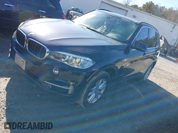 2014 BMW X5 xDrive35d with VIN 5UXKS4C52E0J96532, listed as a IAAI auction lot 41763066 with 153,634 mi miles. Bid and sale history available at carsss.com. Image 2.