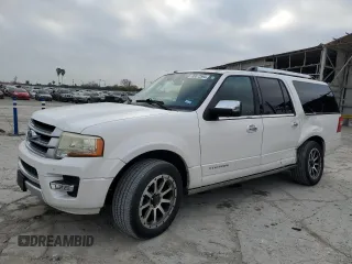 2015 Ford Expedition EL Platinum with VIN 1FMJK1LT5FEF28442, listed as a Copart auction lot 86672594 with 160,987 mi miles and Salvage Title. Bid and sale history available at carsss.com. Image 1.