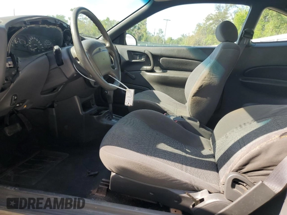 2001 Ford Escort ZX2 with VIN 3FAFP11301R195223, listed as a Copart auction lot 51478265 with 135,724 mi miles and Salvage Title. Bid and sale history available at carsss.com. Image 7.