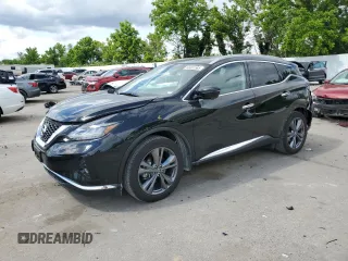 2020 Nissan Murano Platinum with VIN 5N1AZ2DS0LN138609, listed as a Copart auction lot 58481585 with 81,492 mi miles and Salvage title. Bid and sale history available at DreamBid. Image 1.