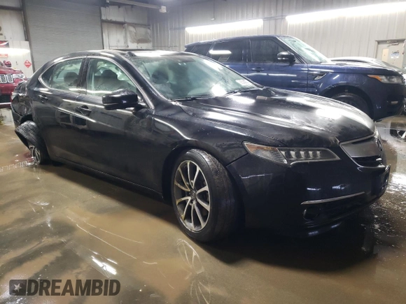 2017 Acura TLX V6 w/Advance Pkg with VIN 19UUB2F76HA007103, listed as a Copart auction lot 88563265 with 49,740 mi miles and Salvage title. Bid and sale history available at DreamBid. Image 4.