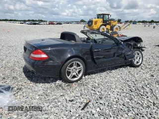 2007 Mercedes-Benz SL with VIN WDBSK77F27F117199, listed as a Copart auction lot 58724645 with 75,648 mi miles and Salvage title. Bid and sale history available at DreamBid. Image 3.