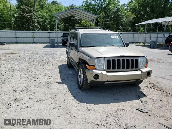 2006 Jeep Commander with VIN 1J8HG48N06C274675, listed as a Copart auction lot 54521835 with 134,587 mi miles and Salvage Title. Bid and sale history available at DreamBid. Image 14.