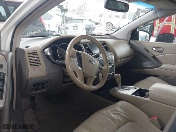 2009 Nissan Murano S with VIN JN8AZ18U59W104912, listed as a IAAI auction lot 42057100 with 142,408 mi miles. Bid and sale history available at carsss.com. Image 5.