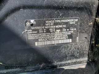 2013 BMW 3 Series 328i с VIN WBA3C1G54DNR44921, выставлен на аукционе Copart как лот 51687475 с пробегом 61 181 миль миль и Чистый • Clean title. История ставок и продаж доступна на DreamBid. Изображение 12.