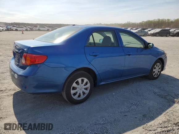 2010 Toyota Corolla with VIN JTDBU4EE6A9115451, listed as a Copart auction lot 50299565 with 165,019 mi miles and Salvage Title. Bid and sale history available at carsss.com. Image 3.