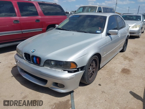 2003 BMW 5 Series 530iA with VIN WBADT63443CK38704, listed as a IAAI auction lot 41779122 with 103,198 mi miles. Bid and sale history available at carsss.com. Image 2.
