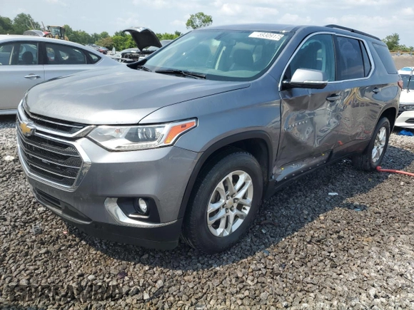 2019 Chevrolet Traverse LT Cloth with VIN 1GNERGKW7KJ199817, listed as a Copart auction lot 59309175 with 30,508 mi miles and Salvage title. Bid and sale history available at DreamBid. Image 1.