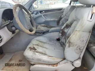 2001 Mercedes-Benz CLK 320 with VIN WDBLK65G01T072153, listed as a Copart auction lot 80284874 with Not Provided miles and Salvage Title. Bid and sale history available at DreamBid. Image 7.