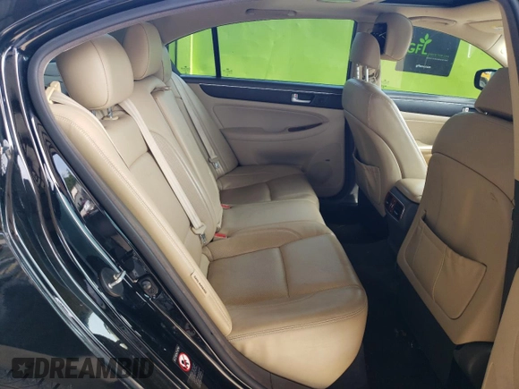 2012 Hyundai Genesis 4.6L with VIN KMHGC4DF3CU205168, listed as a Copart auction lot 65380454 with 175,156 mi miles and Salvage Title. Bid and sale history available at carsss.com. Image 11.