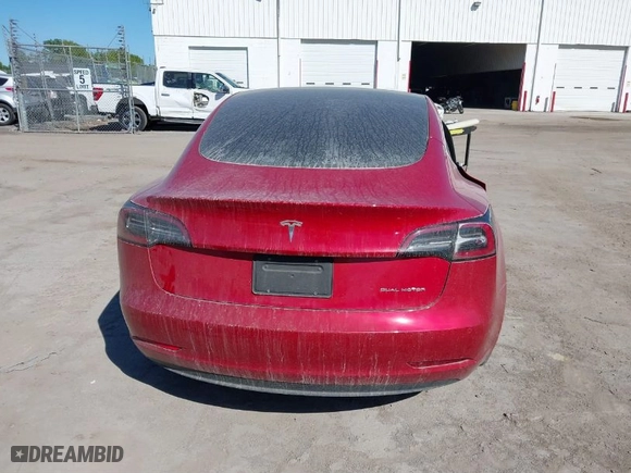 2020 Tesla Model 3 Long Range with VIN 5YJ3E1EB5LF783269, listed as a IAAI auction lot 41834249 with NaN miles. Bid and sale history available at carsss.com. Image 15.
