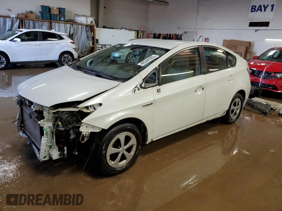 2014 Toyota Prius Four with VIN JTDKN3DU3E0391614, listed as a Copart auction lot 49344285 with 132,394 mi miles and Salvage Title. Bid and sale history available at carsss.com. Image 1.