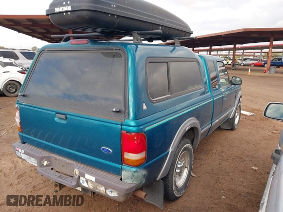1997 Ford Ranger XLT with VIN 1FTCR15X3VPA06971, listed as a IAAI auction lot 41773708 with 276,336 mi miles. Bid and sale history available at carsss.com. Image 4.