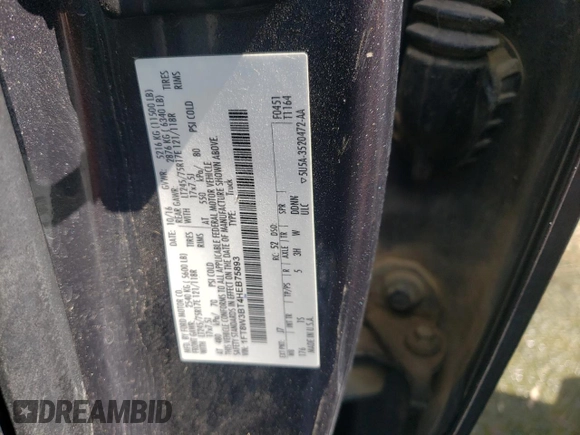 2017 Ford F-350 Platinum with VIN 1FT8W3BT4HEB75893, listed as a Copart auction lot 58152095 with 167,091 mi miles and Salvage title. Bid and sale history available at DreamBid. Image 12.